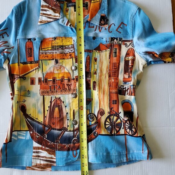 Mirror Imaged Venice Italy Art  Post Card Print Jacket - Picture 12 of 15